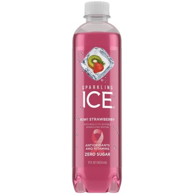 Sparkling Ice Kiwi Strawberry - 17 fl oz Bottle