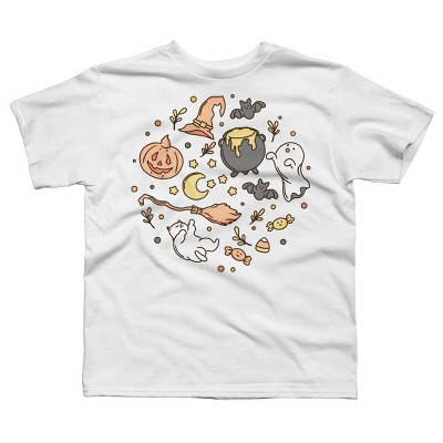 Boy's Design By Humans Halloween By kimprut T-Shirt