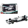 Mercedes AMG Petronas F1 W10 EQ Power+ #44 Lewis Hamilton F1 Formula One (2019) 1/43 Diecast Model Car by Bburago - 4 of 4