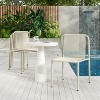 Christopher Knight Home Balfour Outdoor Modern Stackable Rattan and Iron Dining Chair (Set of 4) - 2 of 4