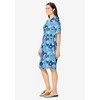 Woman Within Plus Size Button-Front Short Essential Dress - 4 of 4
