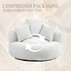 Airsurfer High-Back Bean Bag Lounger Chair with 3 Pillows – Lazy Sofa for Adults & Kids, Indoor/Outdoor Gaming Couch for Bedroom or Office - 4 of 4