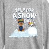 Boys' - Paw Patrol - Yelp For Snow Day Long Sleeve Graphic T-Shirt - 2 of 4