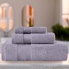 Luxury Cotton Heavyweight Solid Plush Towel Set by Blue Nile Mills - 2 of 4