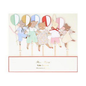 Meri Meri Animal Friends Cake Toppers (Pack of 5) - 1 of 3