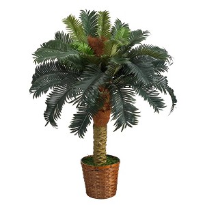 Nearly Natural 3-ft Sago Palm Artificial Tree - 1 of 4