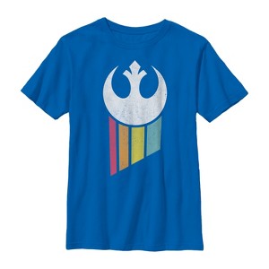 Boy's Star Wars Rebel Rainbow Emblem T-Shirt - 1 of 4