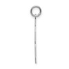 Black Bow Jewelry Sterling Silver, Athletic Collection, Large Polished Number 48 Pendant - 2 of 4