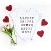 Simply Sage Market Women's Alphabet I Love You Short Sleeve Graphic Tee - 2 of 4