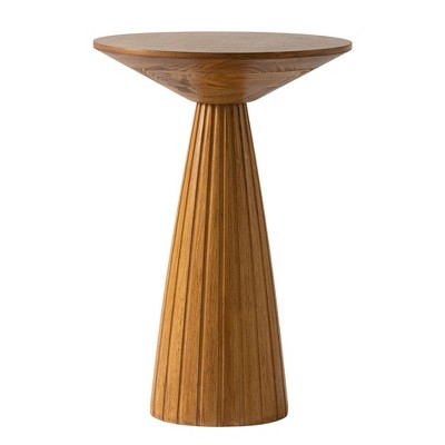 JIONJOY Classic Round Pedestal Table - Versatile Martini Drink Table & Plant Stand for Living Room or Bedroom