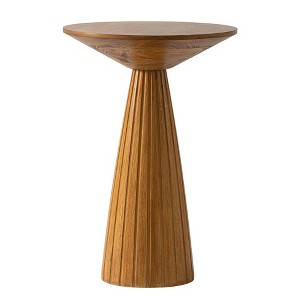JIONJOY Classic Round Pedestal Table - Versatile Martini Drink Table & Plant Stand for Living Room or Bedroom - 1 of 4