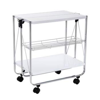 Best Buy: Honey-Can-Do 6-Bin Rolling Storage or Craft Cart Gray/White  CRT-09608