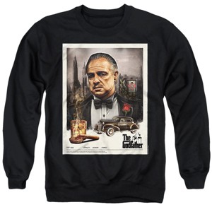 Godfather Vintage Poster Adult Crewneck Sweatshirt - 1 of 4