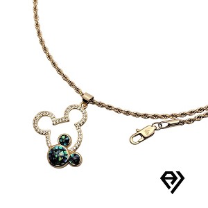 Aria Jeweler  2mm Rope Chain With Micky Mouse Pendent - 1 of 4