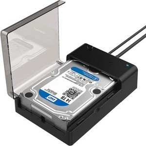 SABRENT USB 3.0 to SATA External Hard Drive Lay-Flat Docking Station - EC-DFLT - 1 of 4