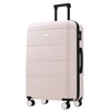 Vynxaria 3-Piece Hardshell Luggage Set: 20"+24"+28" with Double Spinner Wheels, Password Lock, Lightweight - 2 of 4