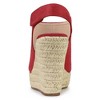 Allegra K Women's Espadrille Platform Heeled Wedges Sandals - 3 of 4