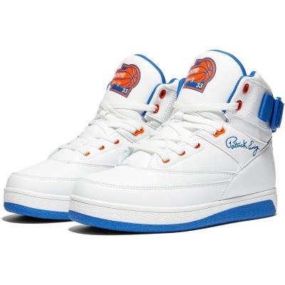 Мужские кроссовки Ewing Athletics Ewing Atheltics Men's 33 HI x Orion Rebound Basketball Sneakers White/Royal Blue/Orange 9.5 — фото 3