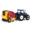ERTL 1/64 New Holland T6.180 w/ Roll-Belt 560 Round Baler & 6 Bales, 50 Years Round Baling, 2024 Farm Show 61002-Reg - 3 of 4