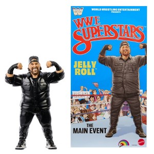 LJN WWE Superstars Jelly Roll Action Figure, 1980s Retro 8