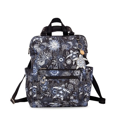 Sakroots Women's Loyola Convertible Backpack in Eco-Twill Red Spirit Desert