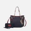 MKF Collection Lina Vegan Leather Shoulder Bag and Wallet by Mia K - 2 of 4
