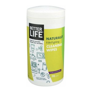 Better Life Cleaning Wipes - Naturally Filth-Fighting, Case of 6 - 70 Count - 1 of 4