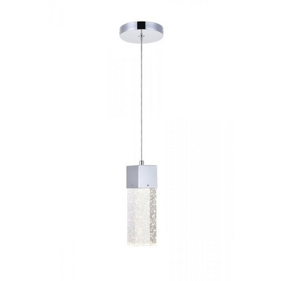 Elegant Lighting Novastella 1 light Chrome LED Pendant