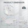 NicBex Recliner Chair Rocking Chair Glider Chair with 360 Degree Living Room Chairs Comfy Chair for Reading Room - 4 of 4