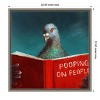 Amanti Art Pooping on People by Lucia Heffernan Framed Canvas Wall Art - 4 of 4