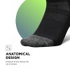 Feetures Elite Light Cushion Mini Crew Sock - Running Socks for Women and Men - Targeted Compression - Moisture Wicking - 4 of 4