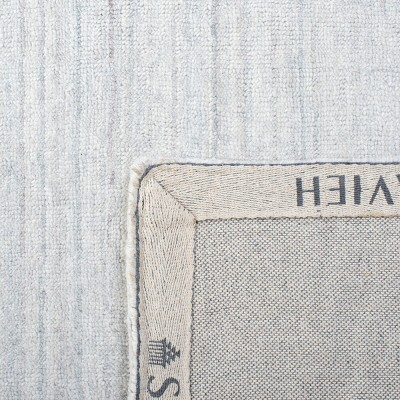 Mirage Beige Hand-Loomed Square Viscose Area Rug