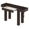 Polibi Solid Wood Console Table with Hidden Storage and Built-in Charging Hub - 3 of 4