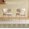 Racxily Dining Chair Set of 2 Pieces, Modern Dining Chair, Suitable for Dining Room, Kitchen and Living Room, Comfortable and Durable - 2 of 4