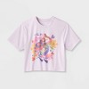 Pride Adult Si Es Amor Short Sleeve Cropped T-Shirt - Lavender - image 3 of 4