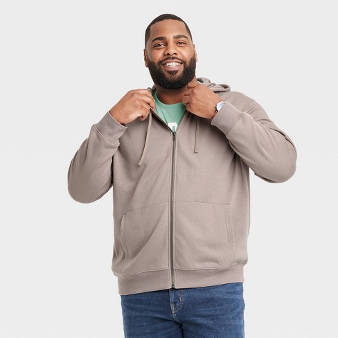 Men's Big & Tall Hooded Sweatshirt - Goodfellow & Co™ Gray 5xl