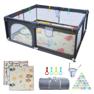 Baby Playard Cloth Playpen Removable Enclosures for Indoor and Outdoor Use Care for Children - 1 of 4
