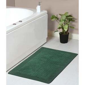 Home Weavers Luxury Collection 100% Cotton Tufted Bathroom Rug, Non-Slip Latex Bath Rug - 1 of 4