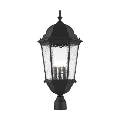 Livex Lighting Hamilton 3 - Light Post Light in  Textured Black