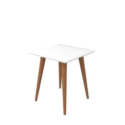19.68" Utopia High Square End Table: Splayed Legs, Compact Size - Manhattan Comfort