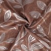 Modern Bohemian Leaves Room Darkening Semi-Blackout Curtains, Set of 2 by Blue Nile Mills - 3 of 4