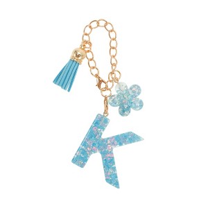Unique Bargains Flower Heart Sequin Letter Water Cup Pendant Pink 1 Pc - 1 of 4
