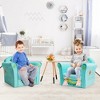 Costway Kids Cat/Astronaut/Lion/Synthetic Fake Animal/Elephant Sofa Children Armrest Couch Toddler Furniture Gift - 4 of 4