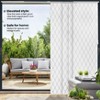 86"x96" Chicology Light Filtering Panel Track Diamond Blind White - 3 of 4