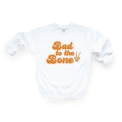 Simply Sage Market Women's Graphic Sweatshirt Bad To The Bone Hand
