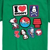 Boys' - Peanuts - I Heart Snoopy Patches Short Sleeve Graphic T-Shirt - 2 of 4