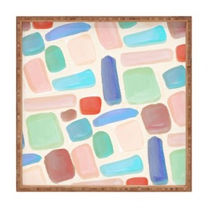 Sewzinski Stones and Clay Square Bamboo Tray - Deny Designs - 1 of 2