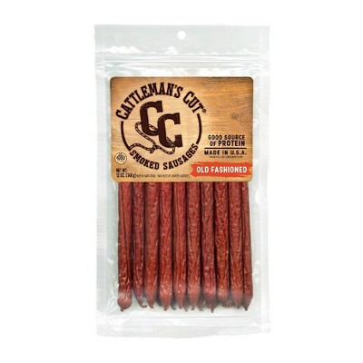 Cattleman's Cut Old Fashioned Smoked Sausage Sticks - 12oz