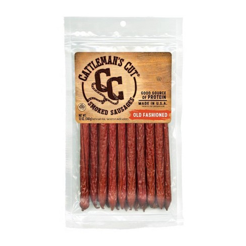 Cattleman's Cut Old Fashioned Smoked Sausage Sticks - 12oz - image 1 of 4