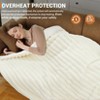 Coucheta Heated Throw Blanket with Faux Rabbit Fur, 4 Heat Levels & 4-Hour Auto Shut-Off, Machine Washable, Over-Heat Protection, ETL & FCC Certified - 4 of 4